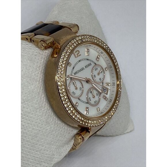 Michael Kors Parker MK5491 Womens Stainless Steel Analog Dial Quartz Watch WO320 - Picture 5 of 12